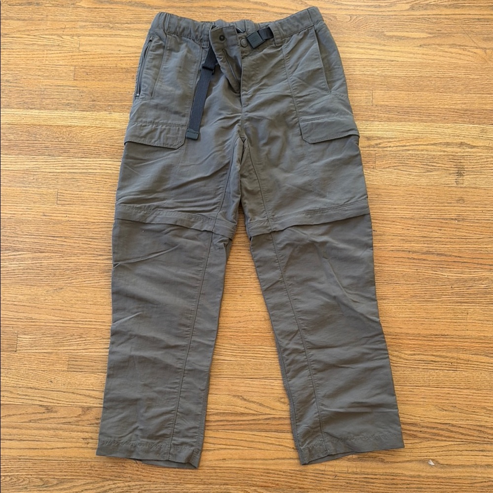The North Face Men's Cargo Convertible Pants - Olive/Brown, size Med 👀 great!